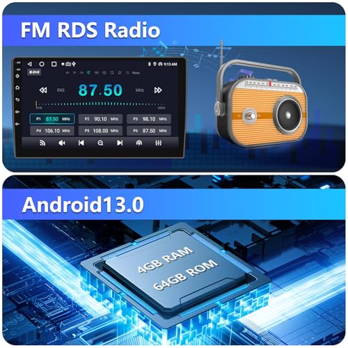 4G+64G Android 13 Radio de coche para Honda Civic 2006-2011