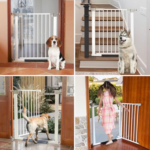 ZJSF Puerta retráctil para perros con cierre automático para