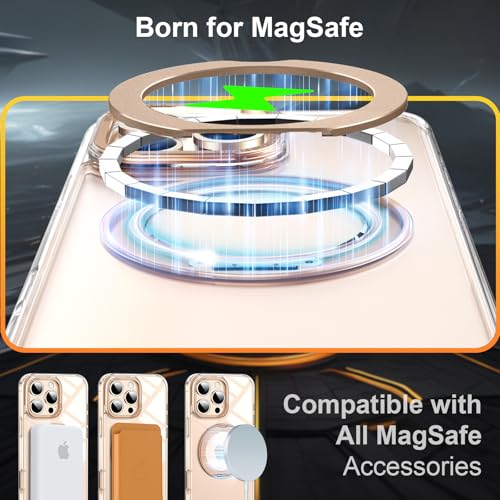 ZHK Funda magnética con anillo giratorio de 360° para iPhone