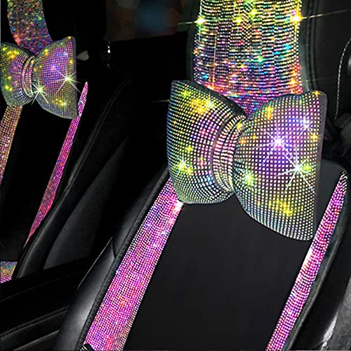 Juego de 4 accesorios brillantes para automóvil, para mujere