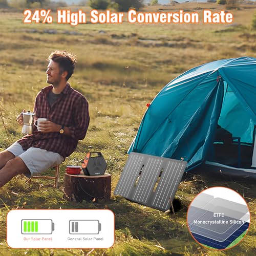 Cargador de panel solar portátil de 30 W, panel monocristali
