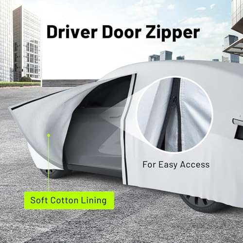 Favoto Funda impermeable para automóvil para exteriores, com