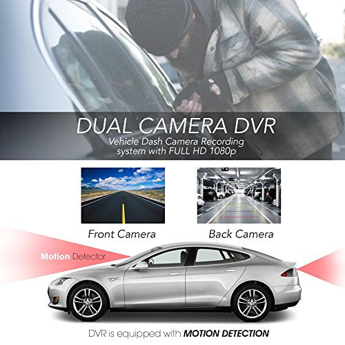 Monitor DVR retrovisor de cámara de salpicadero, pantalla di