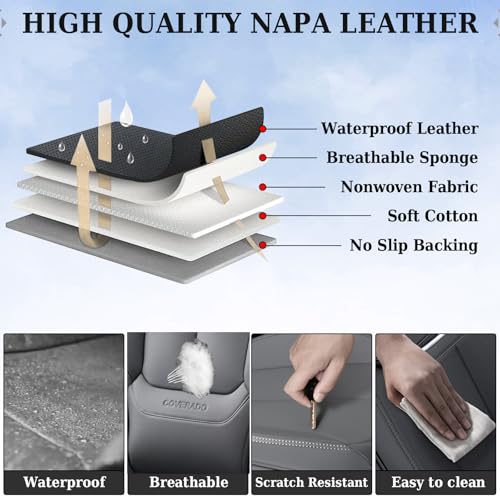 Coverado Fundas universales para asiento delantero, paquete