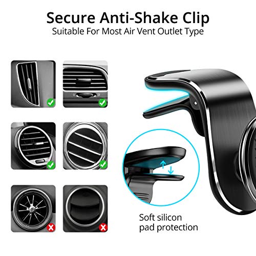 Soporte magnético de teléfono para ventilación de automóvil,