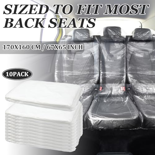 BBTO Juego de 30 fundas desechables para asiento de automóvi
