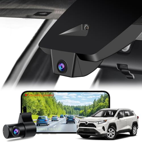 Cámara de tablero delantera 4K y trasera 1080P para Toyota R