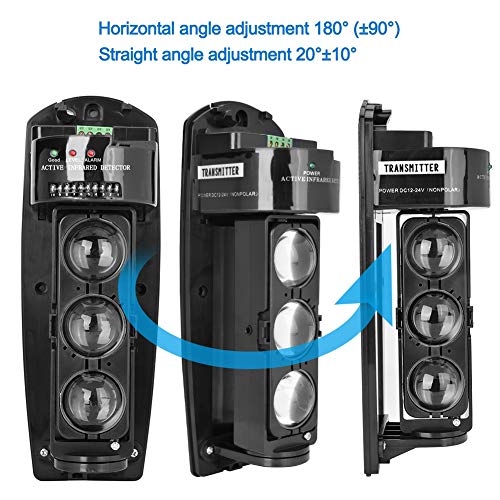Alarma de triple haz, detector infrarrojo de alarma infrarro