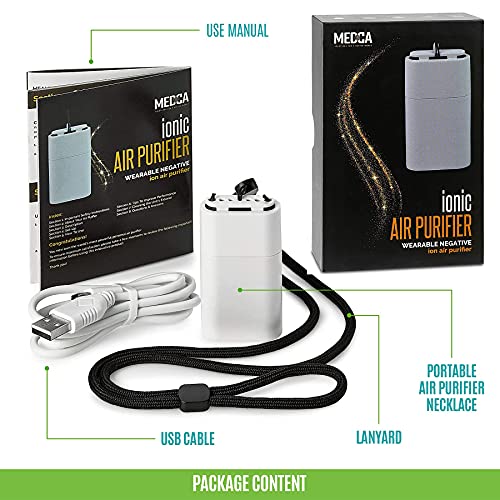 Collar purificador de aire portátil, dispositivo de aire per