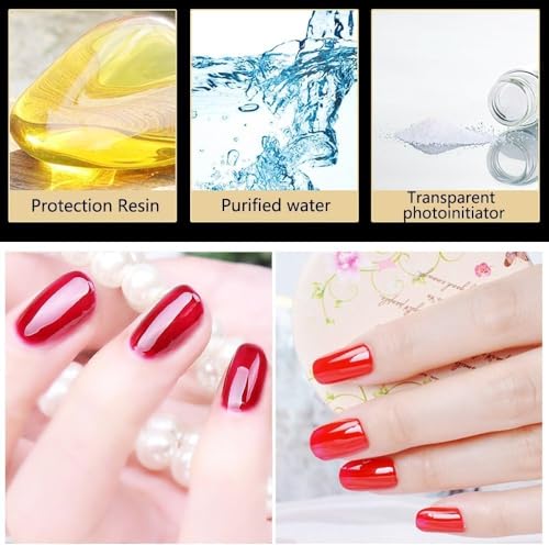 Vishine Juego de barniz de uñas brillante de larga duración