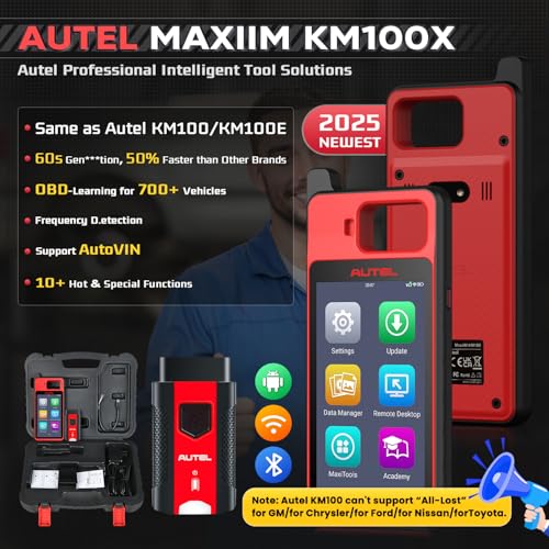 Herramienta de escaneo Autel MaxiIM KM100 (X) 2025, igual qu