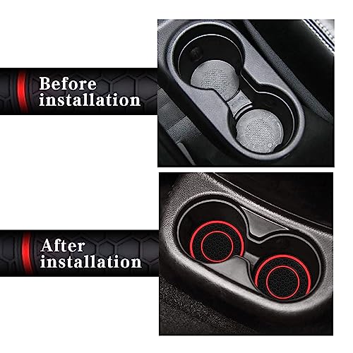 2 posavasos de automóvil para portavasos de automóvil, antid