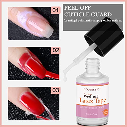 LOUINSTIC Removedor de gel, 3 – 5 minutos de esmalte de uñas