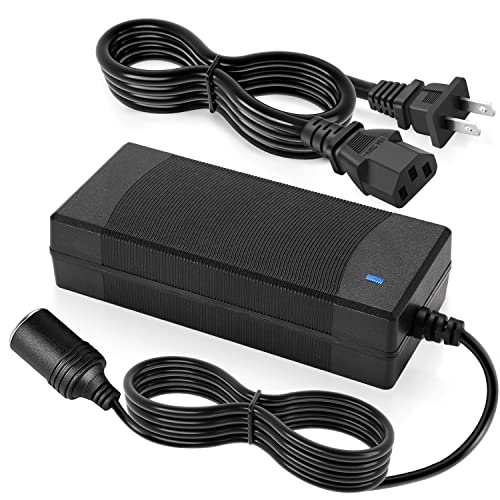 Facmogu Convertidor de automóvil de 60 W, 12 V, 5 A, CA 100-