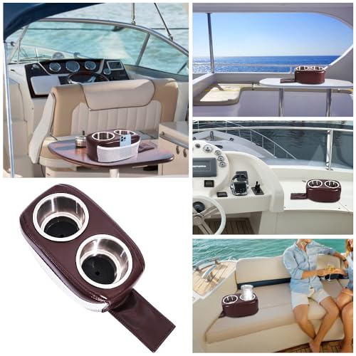 Pontón, soporte para vasos de asiento de barco, soporte dobl