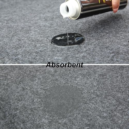 Garage Floor Mat for Cars, 7.3x8.4ft Oil Spill Absorbent Mat