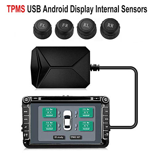 Shkalacar TPMS Monitoreo de presión de neumáticos con 4 sens