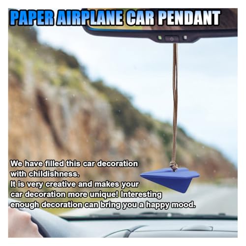 Dije de papel para espejo retrovisor de automóvil de avión,