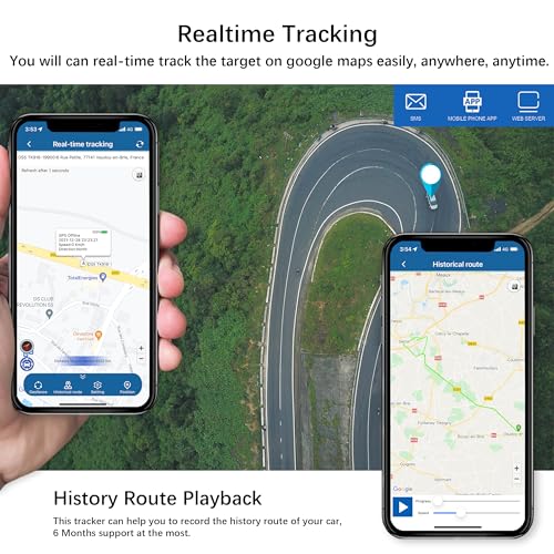 Rastreador GPS para vehículos, batería de larga duración de