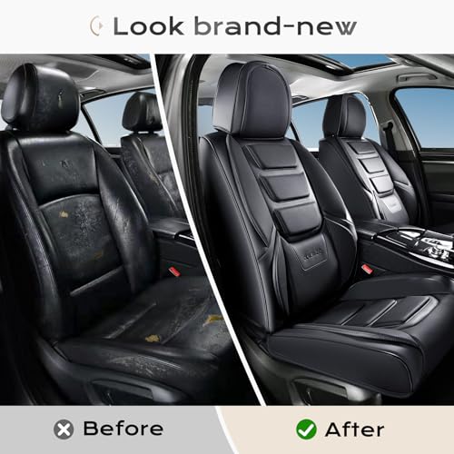 Coverado Fundas de asiento de automóvil, fundas delanteras p