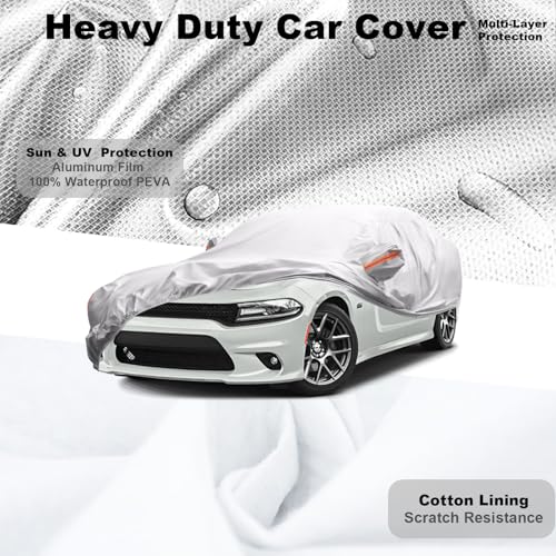 Funda de automóvil de 6 capas impermeable para todo tipo de