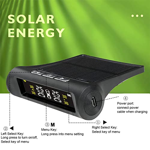Sistema de monitoreo de presión de neumáticos: monitor TPMS