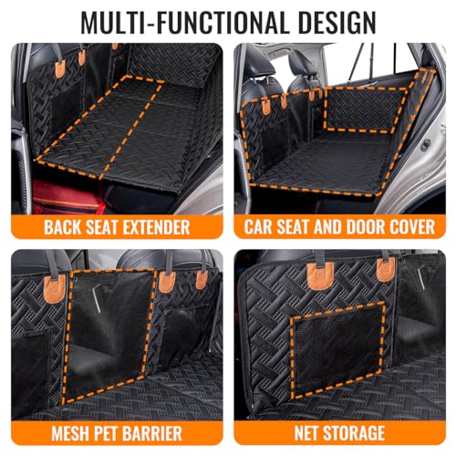 Extensor de asiento trasero para perro, funda de asiento tra