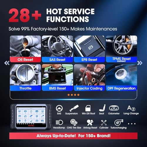 Autel MaxiCOM MK808 OBD2 herramienta de diagnóstico con toda