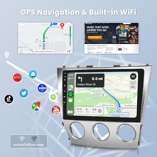 Radio de coche Android 2+64G estéreo para Toyota Camry 2006-