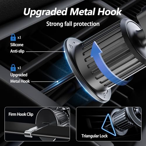 Soporte de coche Magsafe con rotación flexible de 360°, 20 i