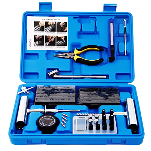 Kit de reparación de neumáticos, kit de 68 piezas de tapones