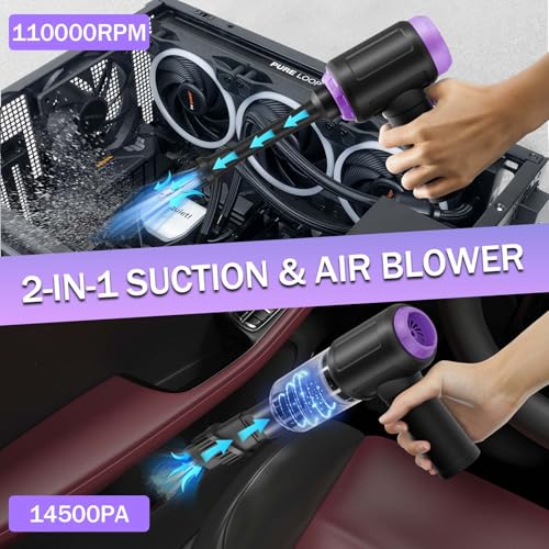 Aspiradora de coche – Alta potencia 14500 PA– Aspiradora de