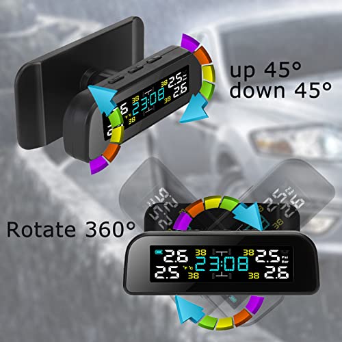 Sistema de monitoreo de presión de neumáticos, TPMS solar in