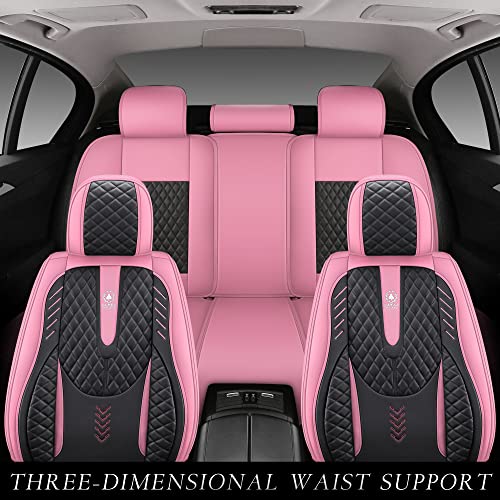 INZU Juego completo de fundas de asiento de automóvil de 5 a
