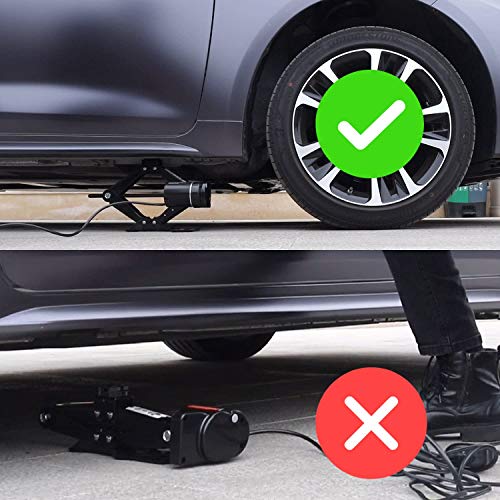 Gato eléctrico para coche – Gato de tijera de coche de 12 V