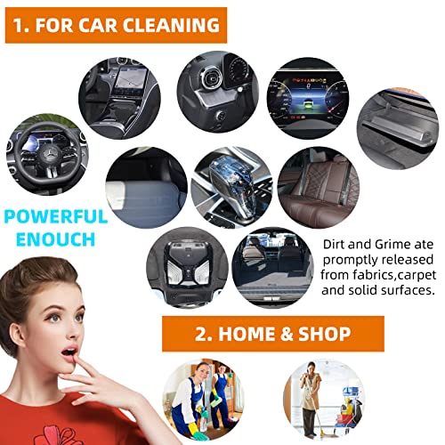 Kit de limpieza de coche, pistola de limpieza multiusos, cab