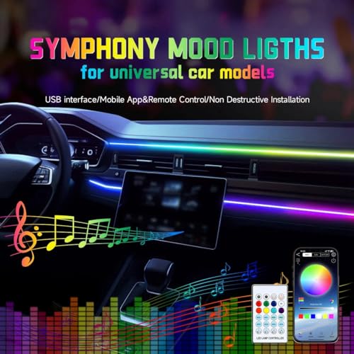 Dreamcolor - Kit de iluminación ambiental para interiores de