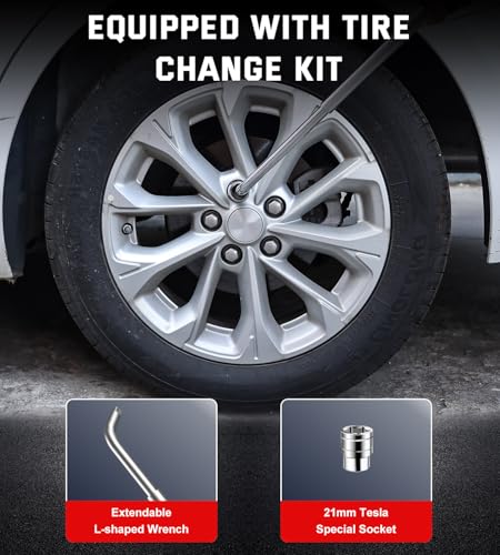 Kit de gato de coche de 2,5 toneladas de tijera para Tesla M