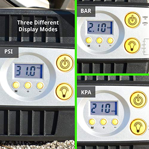 JACO SmartPro inflador digital Premium de neumático, 12V, po