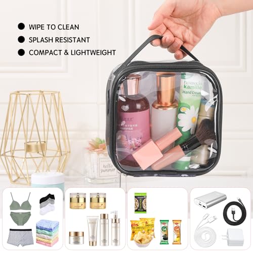 Neceser aprobado por la TSA con bolsa transparente, bolsa de