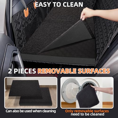 Cama para perro para extensor de asiento trasero de automóvi
