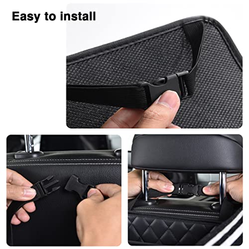 Organizador de asiento trasero de automóvil, bolsa de almace