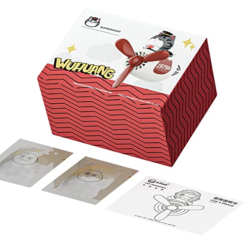 Cacacece Ambientador de coche Cute Cat Pilot - Fragancia cre