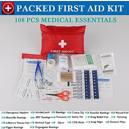 kewen Kit de emergencia para automóvil, asistencia en carret