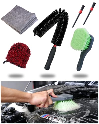 Kit de limpieza de detalles de bahía de motor de automóvil,