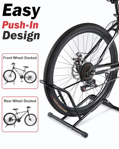 Zacro Bike Stand Floor, Upgraded Up to 3.74" Wide Tire Bike