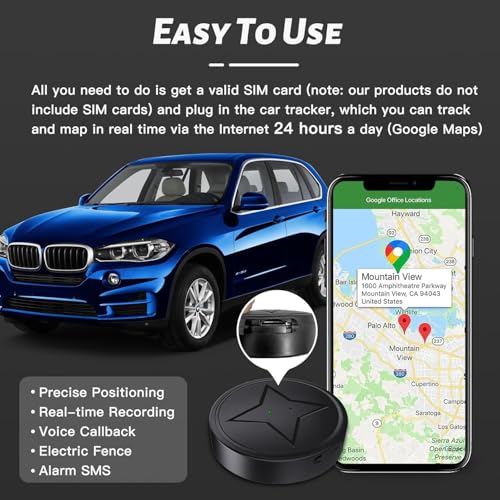 Rastreador GPS para vehículos, sin suscripción, mini rastrea