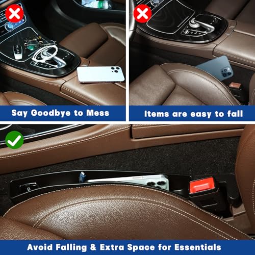 2Pacs - Llenador de huecos para asiento de automóvil, multif