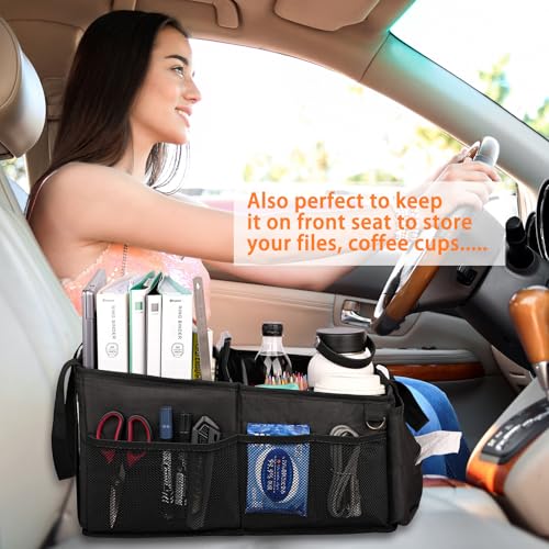 HEYSKAY Organizador de coche para asiento trasero con caja d