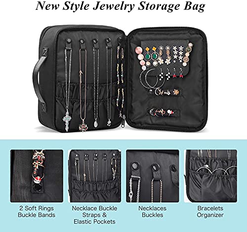Bolsa de maquillaje DIMJ, Negro), DIMJ